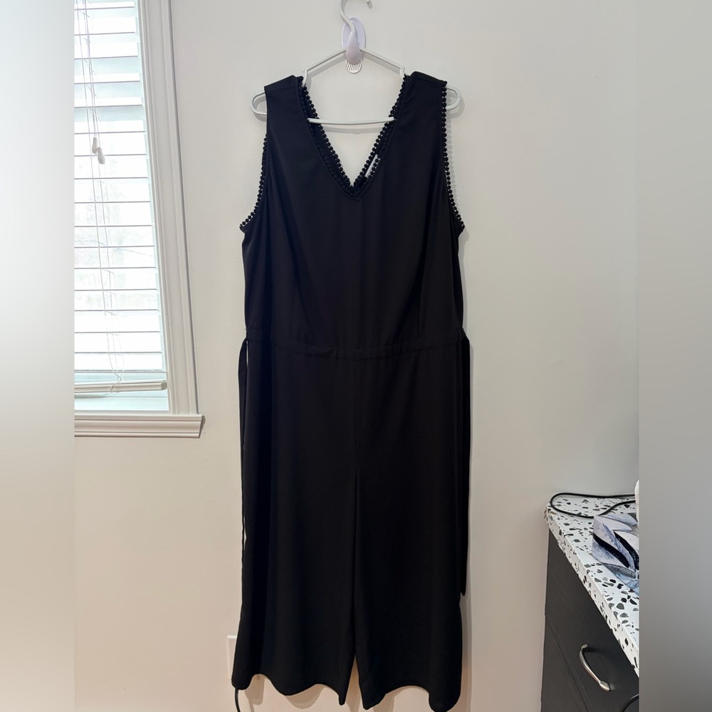 Carolina Belle Black Sleeveless Jumpsuit